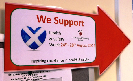 Health and Safety Week 2015 Sign