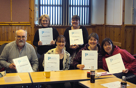 Positive Pathways participants in Shetland