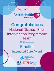 Scottish Health Awards Certificate   Finalist